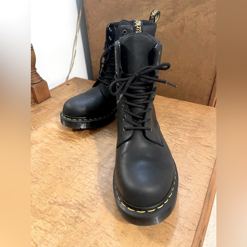Dr. Martens Waterproof Black Boots in size USW10